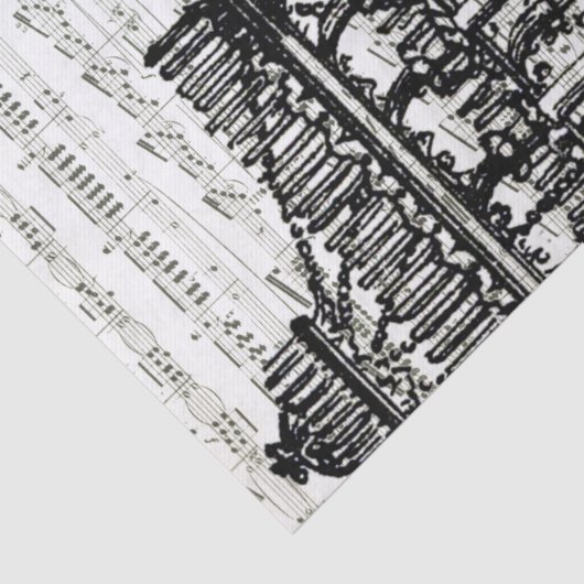 Schoepblad Parijs Collage Tissuepapier (Detail)