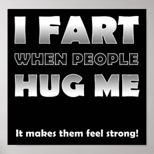 Schoft Als Mensen Me Knuffelen Grappige Poster zwa