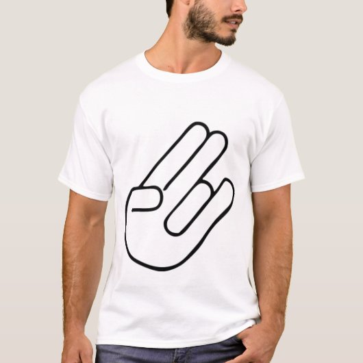 schok t-shirt (Voorkant)