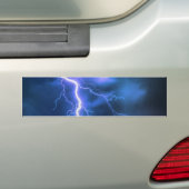 Schokbestendige blikseminslag bumpersticker (Op auto)