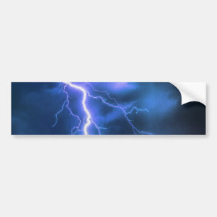 Schokbestendige blikseminslag bumpersticker