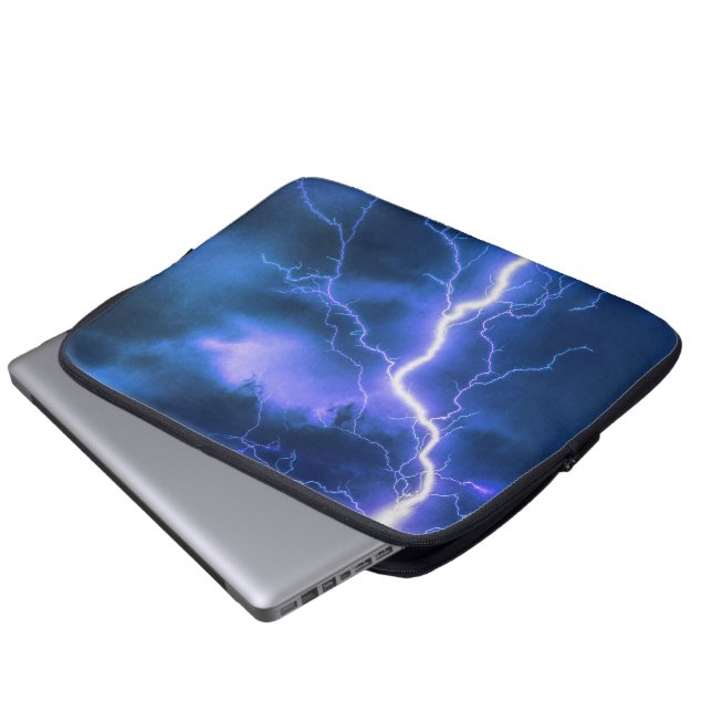 Schokbestendige blikseminslag laptop sleeve (Voorkant onderkant)