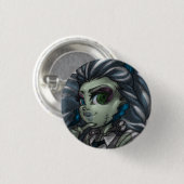 Schokbrekende Monster Girl Pin Ronde Button 3,2 Cm (Voorkant /achterkant)
