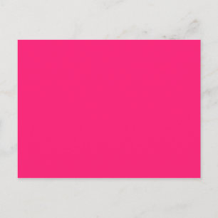 Schokbrekende roze vaste kleur past deze aan briefkaart