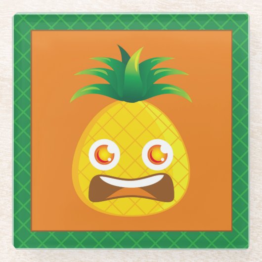 Schokend Onderzetter ananas (Voorkant)
