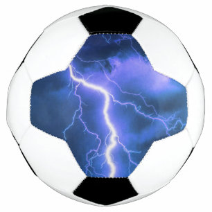 Schokende blikseminslag   voetbal
