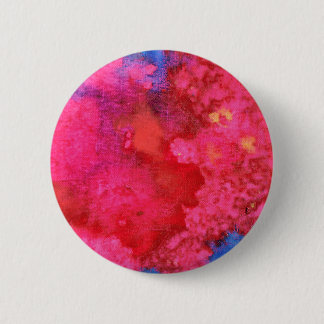 Schokkend Heet Neon Roze Abstract Ronde Button 5,7 Cm