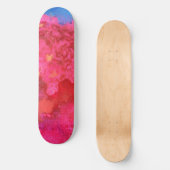Schokkend Heet Neon Roze Skater Meisje Skateboard (Voorkant)
