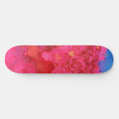 Schokkend Heet Neon Roze Skater Meisje Skateboard (Horizontaal)