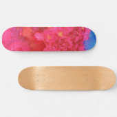 Schokkend Heet Neon Roze Skater Meisje Skateboard (Horizontaal)