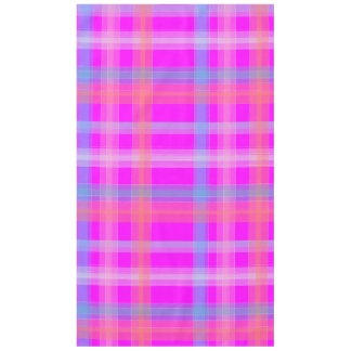 schokkende roze band tartan plaid tafelkleed