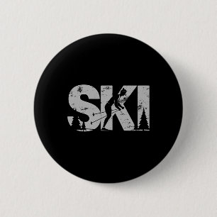 Schokskool voor het hele land Scandinavische skier Ronde Button 5,7 Cm