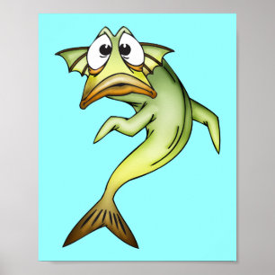Schokte vis poster