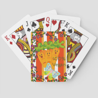 Schokwortels afspelen 100% Vegan Pokerkaarten