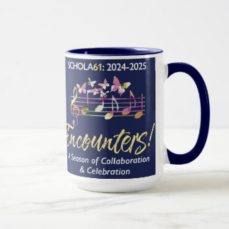 Schola Cantorum Rencontre Bleu Mug 12 oz