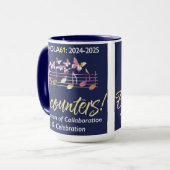Schola Cantorum Rencontre Bleu Mug 12 oz (Devant gauche)