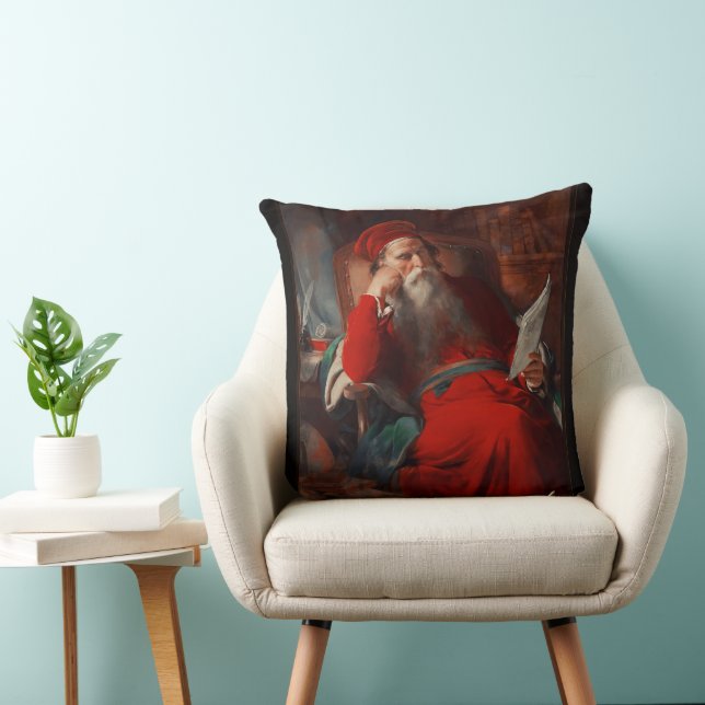 Scholar in zijn studie van Friedrich von Amerling Kussen (Stoel)