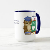 Scholar Owl Afstuderen Mok (Voorkant rechts)