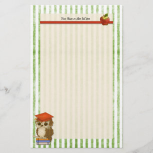 Scholar Uil Teacher - Aanpassen Briefpapier