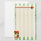 Scholar Uil Teacher - Aanpassen Briefpapier (Voorkant / Achterkant)