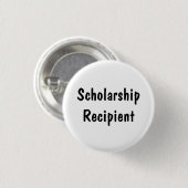 Scholarship Recipient Ronde Button 3,2 Cm (Voorkant /achterkant)