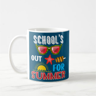 scholen buiten de zomer vorige dag schoolleraar koffiemok