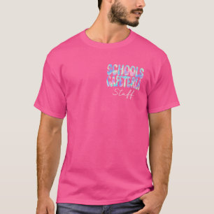 Scholen Cafetaria Personeel Groovy Terug naar Scho T-shirt