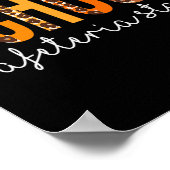 Scholen Cafeteria Herfst najaar Bedankt Poster (Hoek)