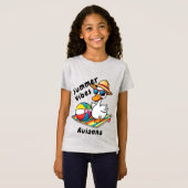 Scholen Out Summer Fun Gekke Goose T-shirt (Voorkant volledig)