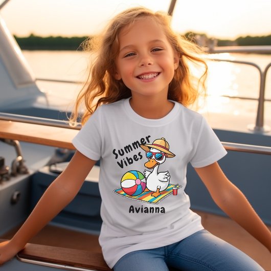 Scholen Out Summer Fun Gekke Goose T-shirt