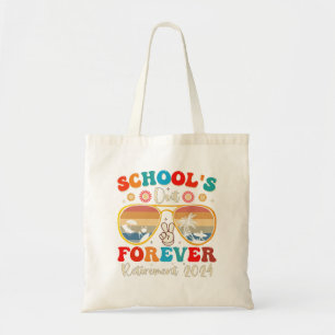 Scholen sluiten voor altijd Gepensioneerde leraar  Tote Bag