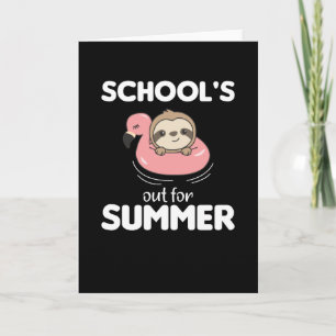 Scholen sluiten voor zomervaak Luiaard grappige di Kaart