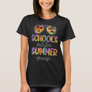 Scholen uit de zomerpalm t-shirt