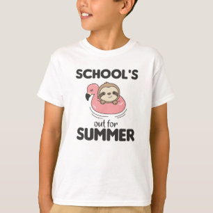 Scholen uit voor de zomersomnij t-shirt