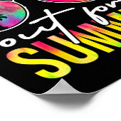 Scholen uit voor Summer Afstuderen Leerkrachten Poster (Hoek)