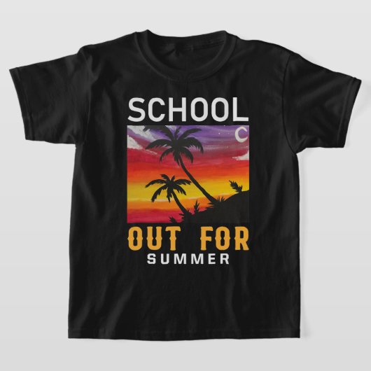 Scholen uit voor zomer laatste dag van school anan t-shirt (Laagn)