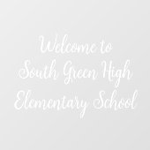 Scholen & Zakelijk Raam Sticker - Wit (Vel)