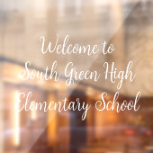 Scholen & Zakelijk Raam Sticker - Wit (Vel 2)