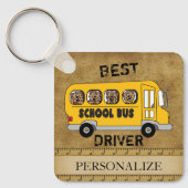  scholier Beste bus Sleutelhanger (Voorkant)