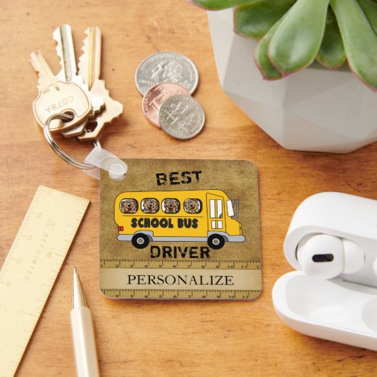  scholier Beste bus Sleutelhanger (Bureau)