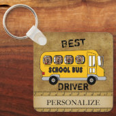  scholier Beste bus Sleutelhanger (Voorkant)