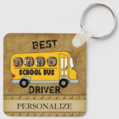  scholier Beste bus Sleutelhanger (Achterkant)