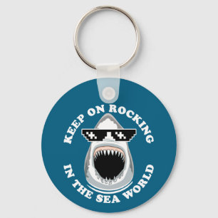 Schommelen in de Zee wereld - Shark Lovers Quote Sleutelhanger
