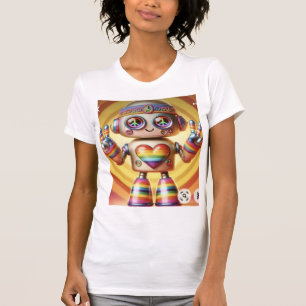 schommelende retrobot t-shirt
