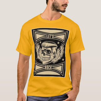"Schommelende schedels met vleugels" T-shirt
