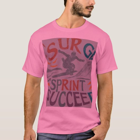 Schommeling, sprint, succes t-shirt (Voorkant)