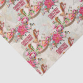  schommelpaard Kerstgroet Patroon Tissuepapier (Detail)