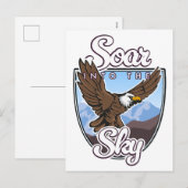 Schommen in de Sky logo Feestdagenkaart (Voorkant / Achterkant)