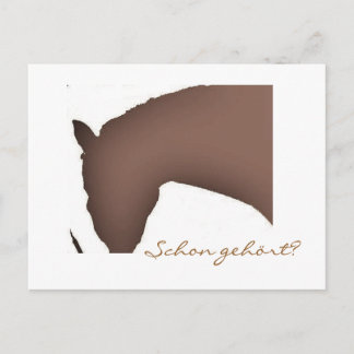 "Schon gehört?" (Postkarte) Briefkaart