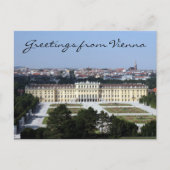 schönbrunn groetings briefkaart (Voorkant)